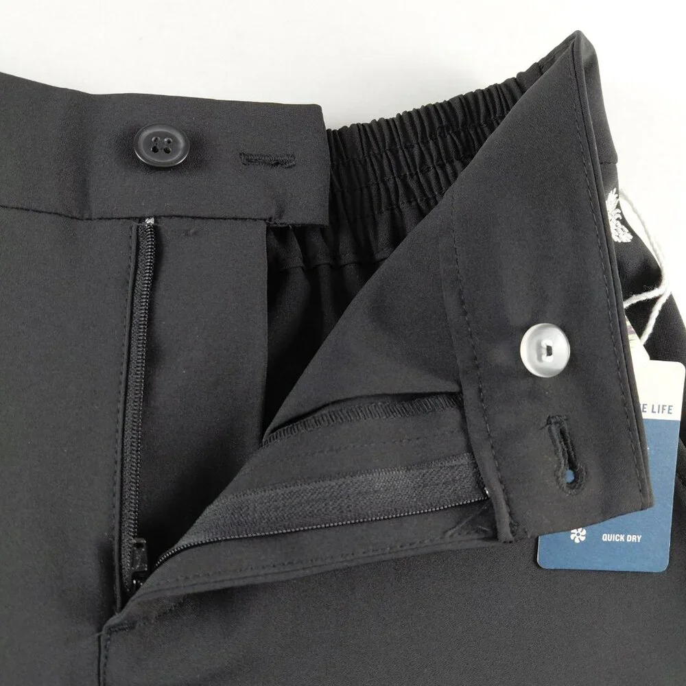 Tommy Bahama Everyday Active Bermuda Shorts Women's XS Black 9